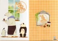 Shirokuma-kun, Panda-kun and Penguin-san A4 clear file "Shirokuma Cafe"