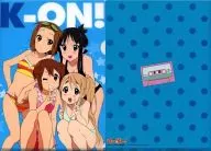 [A la Carte] After School Tea Time (Swimsuit / Back cassette tape) B5 Clear File SP Sparkling Version "Ichiban KUJI V File Collection K-on!"