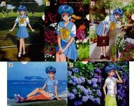 Saki Nijino A4 Clear File Set (5-Pack) "Tokimeki Memorial" 1 st Album Release Commemorative Goods