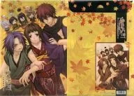 鬼崎＆珠紀＆鴉取＆他ミニキャラ A4封筒型クリアファイル 「緋色の欠片～あの空の下で～」