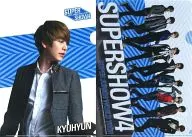 K-hyun & SUPER JUNIOR A4 Clear File Set (2-Pack) "Super Junior The 4th World Tour Concert" SUPER SHOW4 "