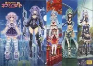 Neptunian & Purple Heart / Set A4 Clear File "PSVita Soft Kamijigen idol Neptunian PP" GEO Special