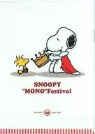 Snoopy & Woodstock Trading (Crown B) A4 clear file "Snoopy" Mono "Festival 2009"
