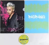 G-DRAGON A4 clear file and sticker "Ichiban KUJI BIGBANG" H Award