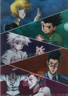 集合(5分割) A4クリアファイル 「一番くじV HUNTER×HUNTER～The LAST MISSION～」 2等