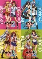 [Elemento único] A4 Clear File Set (paquete de 4) "CR Ikki Tosen Survival Soldier2 Exhibition Participation Product"