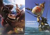 Gore Magara & Hunter / オトモアイルー A4 Clearfile "Monster Hunter 4"