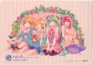 [A la Carte] Hatsune Miku, Kagamine Rin/Len and Junon Luka B5 plastic trasparent file folder "Hatsune Miku ×earth music & ecology Japan Label Miku Linren Bag" limited novelty goods