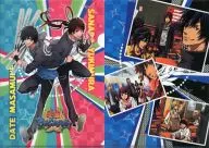 Two shot A4 plastic trasparent file folder "Gakuen BASARA"