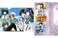 2. Tatsuya & Miyuki & Mizuki & Houka & Shizuku / Purple Clear File Set (2-Pack) "Ani KUJI The irregular at magic high school" E-Prize