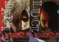 Dante & Le Shea Clear Holder Set (2-Pack) "PS2 Soft Devil May Cry 2" Seven-Eleven Reservation Benefits
