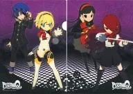 [A La Carte] Shirakane Naoto & Aigis / Kirijo Mikaku & Amagi Yukiko (Visual) A4 Clear File "3 ds Soft Persona Q Shadow of the Labyrinth" Ebiten Bónus De Compra