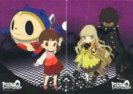[A la Carte] Bear & Nanako / Rei & Zen (Visual) A4 Clear File 「 3 ds Soft Persona Q Shadow of the Labyrinth 」 Ebiten Purchase benefits