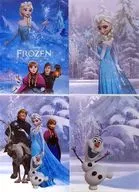 Frozen 4P A4 Clear File (4-Pack Set) Disney Store Only
