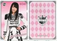 Yuki Yokoyama (patrón de diamante / cintura izquierda) A4 Clear File AKB48 CAFE & SHOP Limited