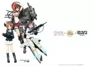 Nishizumi Miho & Daiwa & Miyafuji 芳佳 A4 original clear file "Girls und Panzer x Kantai Collection - Kan Colle - Strike Witches Land! Sea! Sky! GoodSet" AnimeJapan 2014 Sede : Purchase benefits