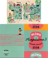Miwa A4 Clear File 3-Pack Set 「 miwa acoustic live tour 2014 "acoguissimo 3" 」