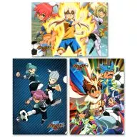 F Set (Kaminarimon Naka / Protocol Omega / Kirino Ranmaru) A4 Clear File Set (3-Pack) 「 INAZUMA ELEVEN GO 」 Ito-Yokado only