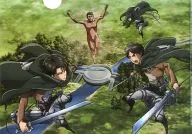 [单品]进击的巨人A4透明文件夹「MBS动画节日2014A4透明文件夹5张SET」