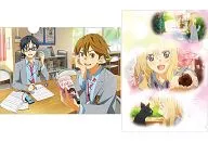 有馬公生・渡亮太＆宮園かをり A4クリアファイル2枚セット 「四月は君の嘘」