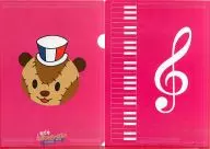 Mongoose A4 clear file (pink) "Nodame Cantabile Last Movement, Part 1 & Part 2"
