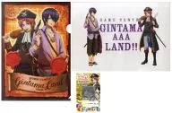 Kamoi & Takasugi Game Center GINTAMA ァァァランド! Winter2015 Clear File Set with Ticket-like Sheet "GINTAMA'"