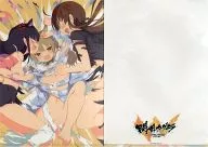 [A la carte] Future & Ryobi & Kafuru drawn A4 clear file "SENRAN KAGURA ESTIVAL VERSUS - Girls' choice - Official perfect bible + illustration collection ebtenDX pack" included bonus