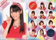 [A la Carte] Yumi Doji (Morning Musume) Solo plastic trasparent file folder Hello! Project official shop only