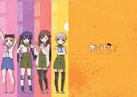 D.集合(立ち絵) A4クリアファイル 「がっこうぐらし!」