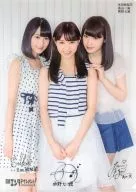 西野七濑&高山一实&生田绘梨花(乃木坂46)A4个人装ClearFile日经娱乐！2015年8月号711便利店限定特典