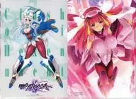 Kagami Mirror / Mitsuru Horinouchi B5 Double Illustration Clear File "Gekitotsu-no Hexennacht" Monthly Comic Dengeki Daio, September 2015, Appendix