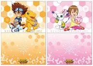Taichi & Agmon / Hikari & Tailmon A4 Clear File 2-Pack Set 「 DIGIMON ADVENTURE 」