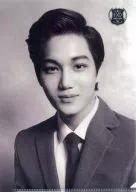 Kai (EXO) / Suit / Monochrome A4 plastic trasparent file folder "XOXO" album commemorative goods