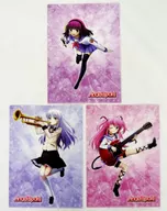 [A la carte] Yuri/Kanana/Yui 5 th Anniversary A4 Clear File Set (3-Pack) "C87 Angel Beats! 5 th Anniversary GoodSet"