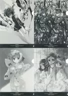 Set A4 Clear File 4-Sheet Set "Yotsuya Girl's Art Exhibition"
