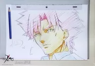Einomiya Kiritsugu Original A4 plastic trasparent file folder "Fate/Zero" ufotable 15th Anniversary Exhibition Cafe Goods