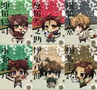 Hakuoki Shinkai : Ni Mini plastic trasparent file folder 6-Pack Set "Otometo in Namja town 2016 ~ Saison Des Fleurs ~"