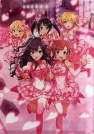 Cute A4 plastic trasparent file folder "THE IDOLM@STER CINDERELLA GIRLS 4 thLIVE TriCastle Story" target item Purchase benefits