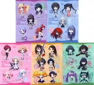 [A la carte] Makokoi Chibi Character A4 Clear File 5 Set "C91 Love me in serio! A Makokoi Set"