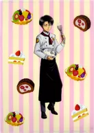 Levi Ackermann A4 plastic trasparent file folder "Attack on Titan ×SWEETS PARADISE"