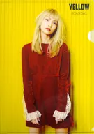 Haruna Ono (Scandal) A4 original clear file "CD yellow" TOWER RECORDS bonus