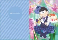 Karamatsu Kakiororaku Matsu A4 plastic trasparent file folder "Mr. Osomatsu"