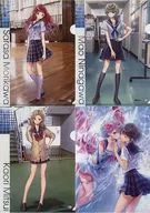 [Single Item] Set A4 plastic trasparent file folder (4-Pack) "PS4/PS Vita Soft BLUE REFLECTION Phantom dancing girl's sword Famitsu DX Pack" included bonus