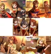 Poppin' Party A4 Clear File Set (5 Sheets 1 Set) "bAng Dream! Girl's Band Party!" Loppi / HMV limited