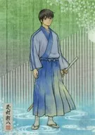 Shimura Shinpachi A4 clear file "Gintama × Ijwaydo Kachofugetsu Shimura Shinpachi"