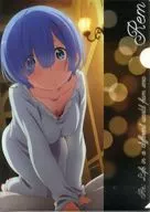 Rem (Piyama, Background Brown) A4 clear file "Re:Zero kara Hajimeru Isekai Seikatsu x SEGA" campaign OVNI catcher privilege
