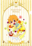 Hazuki Nagisa Fresh! Fruit! Birthday A4 Clear File 「 Free! -Eternal Summer - 」