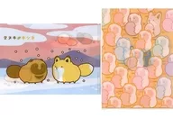 Allover Pattern / Snowscape A4 Clear File 2-Pack Set 「 Ichiban KUJI Tanuki and Kitsune 」 D Award