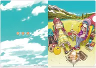 1. Nadeshiko & Rin (daytime) A4 clear file "Laid-Back Camp △"