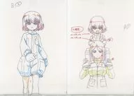 8.發帶(步行)/發帶&NONNA(肩車・麵向正麵)原畫A4透明文件夾2張SET
